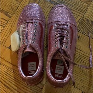 Vans X Opening Ceremony Pink Glitter Old School LX